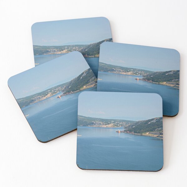 Item preview, Aerial view to the seaport in Istra, Croatia designed and sold by anytka.