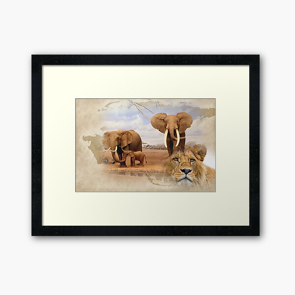 Out of Africa Framed Art Print