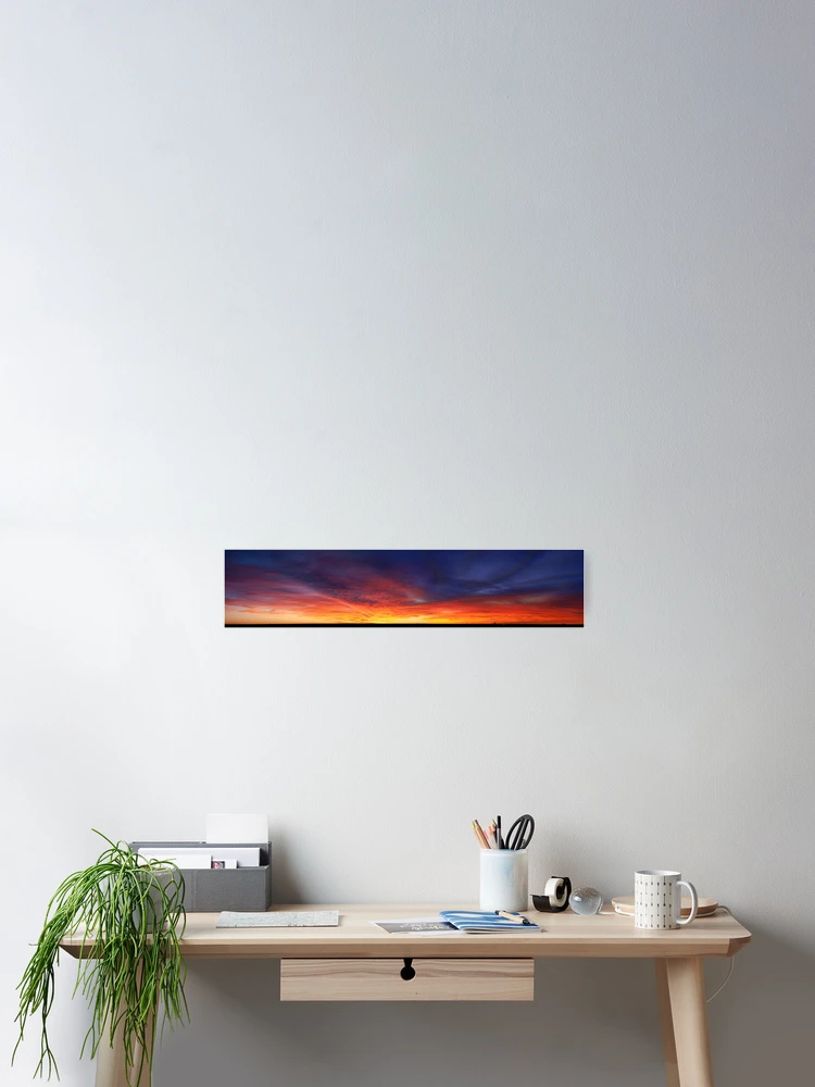 Aperçu 2 sur 3. Poster avec l'œuvre Texas Sunset créée et vendue par The Studio Red.