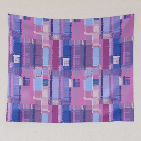Item preview, Got You Covered In Pink And Blue designed and sold by Roanemermaid.