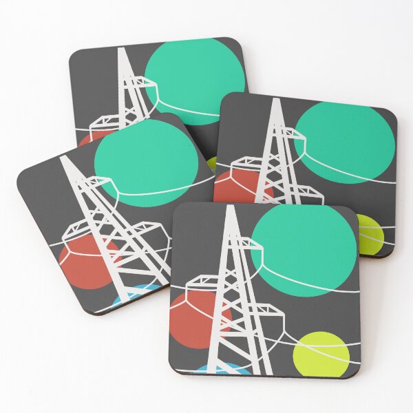 Item preview, Colorful Electrical Overhead Power Line Seoul designed and sold by Abizouabain.