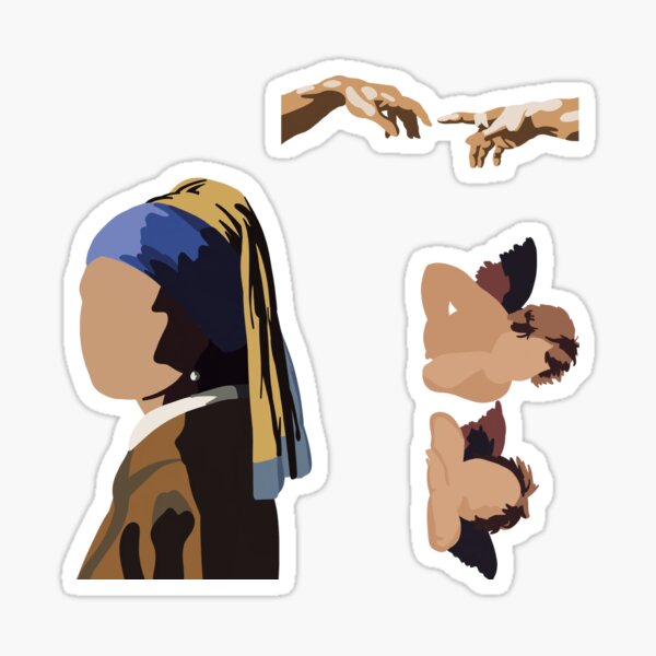 Item preview, Minimal Art Sticker Pack 1 designed and sold by Bleachie.