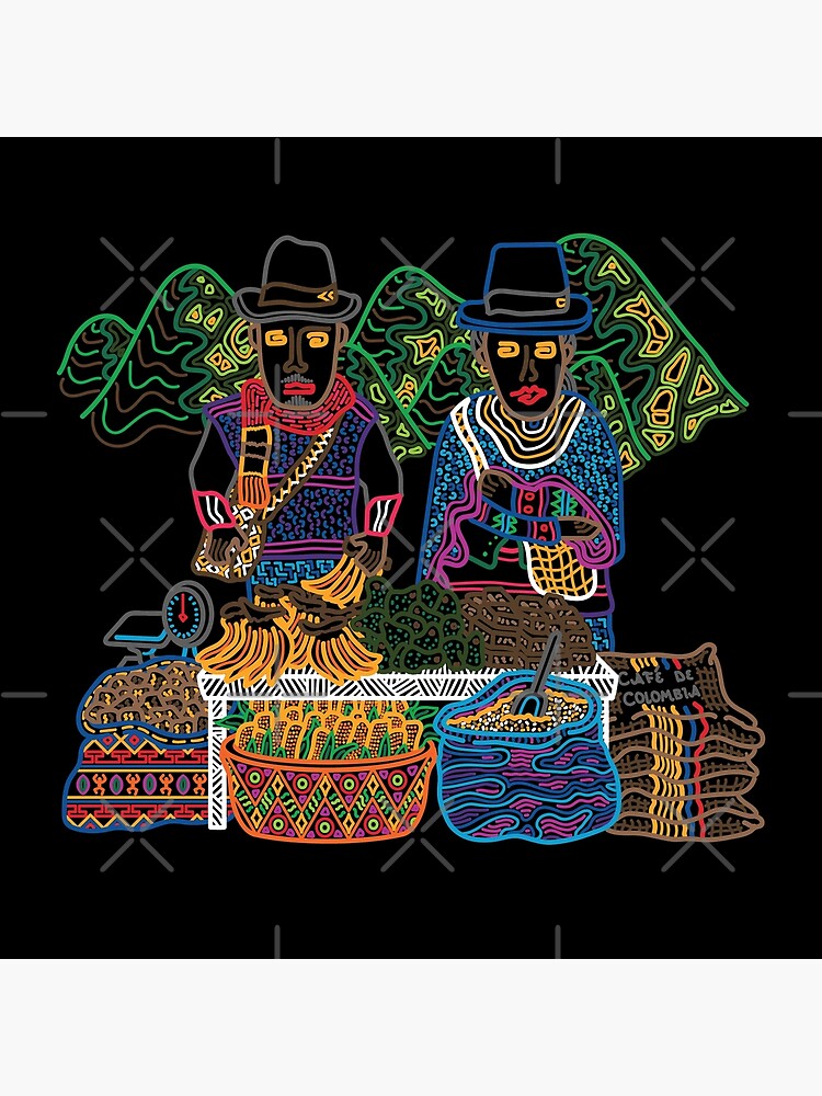 SILVIA MARKET GUAMBIANO SOUTH AMERICA COLOMBIA - linework by intenzaesthetic