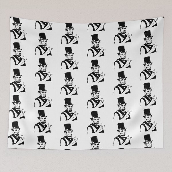 Item preview, Abraham Lincoln Peace Sign Symbol designed and sold by mindofpeace.