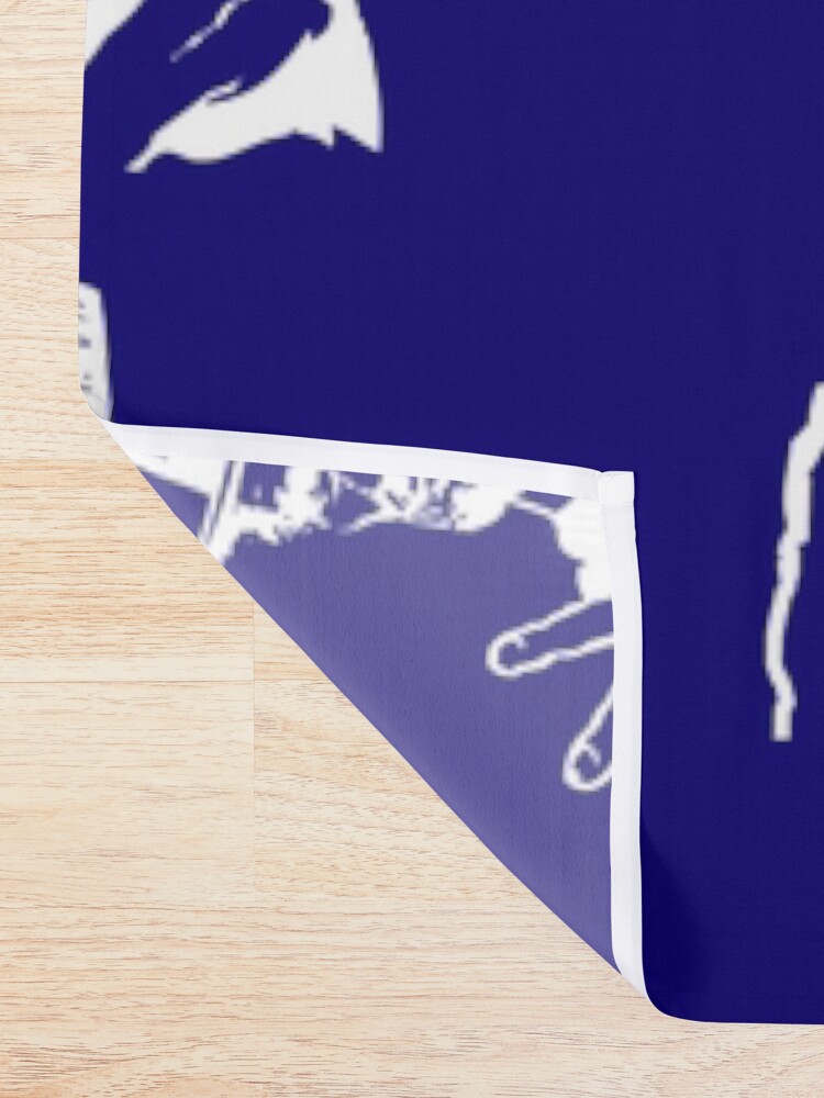 Thumbnail 2 of 5, Shower Curtain, Abraham Lincoln Peace Sign Symbol White designed and sold by mindofpeace.