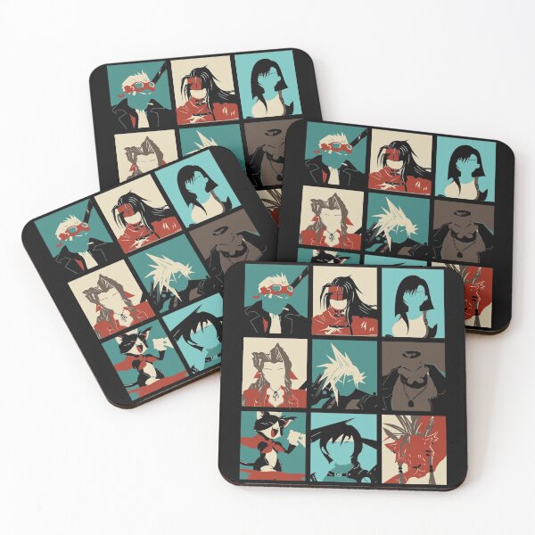 Fantasy Final Seven Coasters (Set of 4)