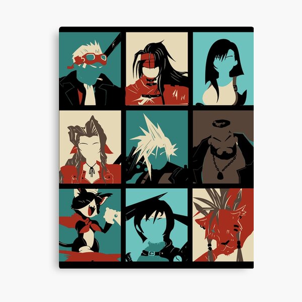 Fantasy Final Seven Canvas Print