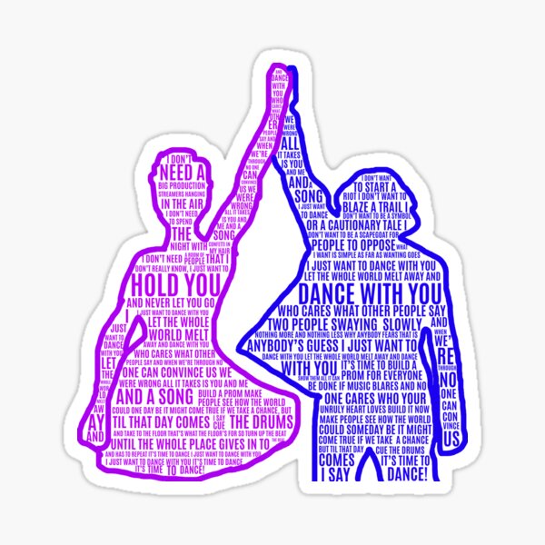 Item preview, The Prom Emma Alyssa Quote Silhouette designed and sold by broadway-babies.