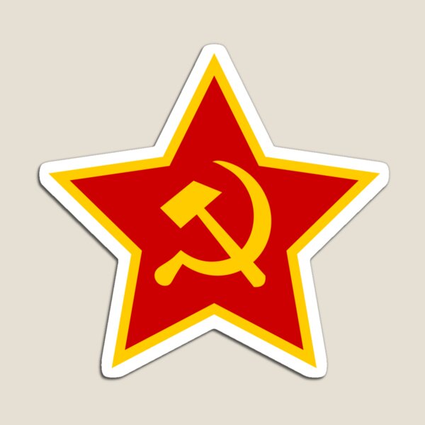 Soviet Red Army Hammer and Sickle Magnet