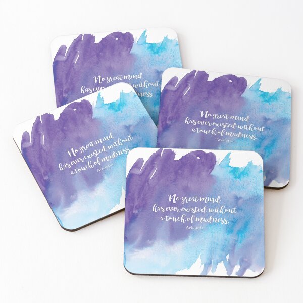 Item preview, No great mind has ever existed without a touch of madness. Aristotle designed and sold by StudioCitrine.