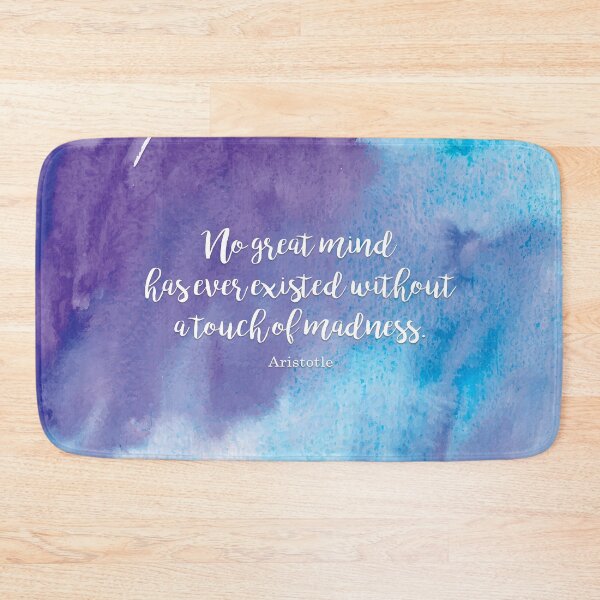 Item preview, No great mind has ever existed without a touch of madness. Aristotle designed and sold by StudioCitrine.