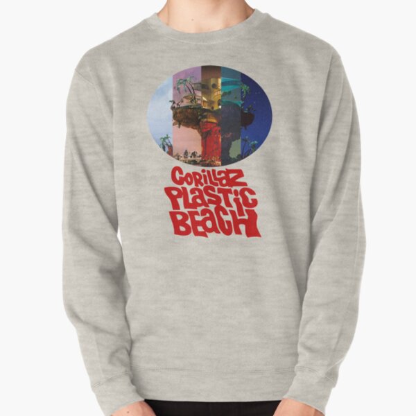 goorillas plastic beaches Pullover Sweatshirt