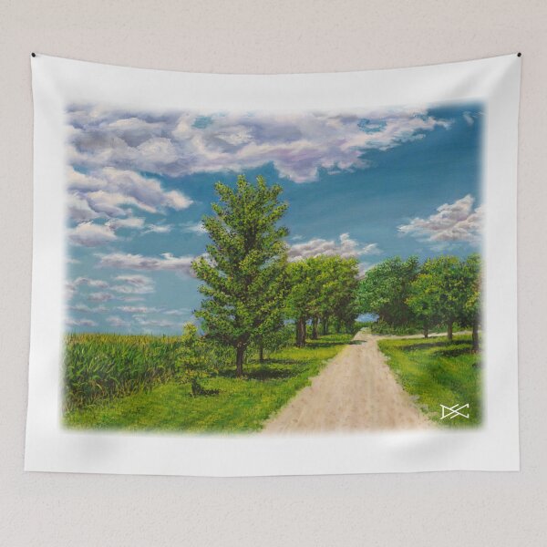 Item preview, Nauvoo Street Oil Painting Blurred Border designed and sold by DSC Arts.