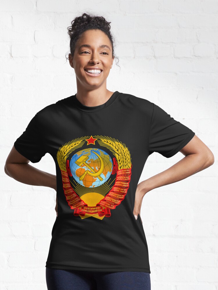 Alternate view of History of the Soviet Union (1927–1953) State Emblem of the Soviet Union Active T-Shirt