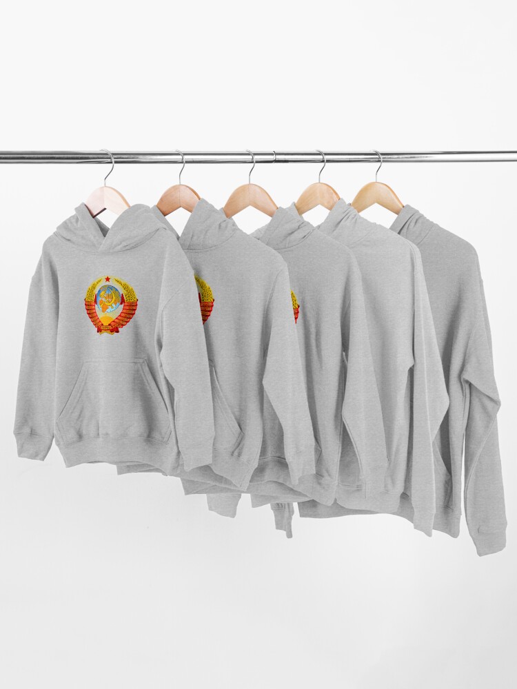 Alternate view of History of the Soviet Union (1927–1953) State Emblem of the Soviet Union Kids Pullover Hoodie