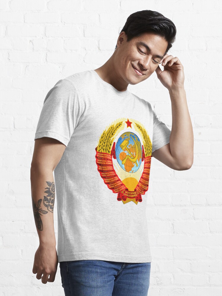 Alternate view of History of the Soviet Union (1927–1953) State Emblem of the Soviet Union Essential T-Shirt
