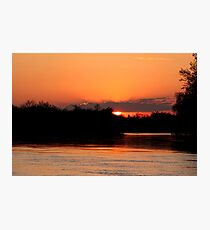 Twilight on the Assiniboine Photographic Print