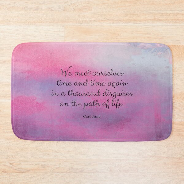 Item preview, We meet ourselves time and time again in a thousand disguises on the path of life. Carl Jung designed and sold by StudioCitrine.