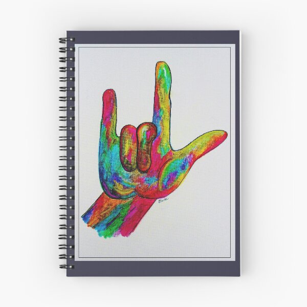 Item preview, American Sign Language "I LOVE YOU" with a Border designed and sold by EloiseArt.