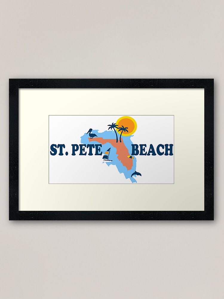 Alternate view of St. Pete Beach. Framed Art Print