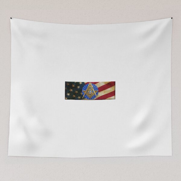 Item preview, Masonic Tattered Flag designed and sold by Lawrence Baird.