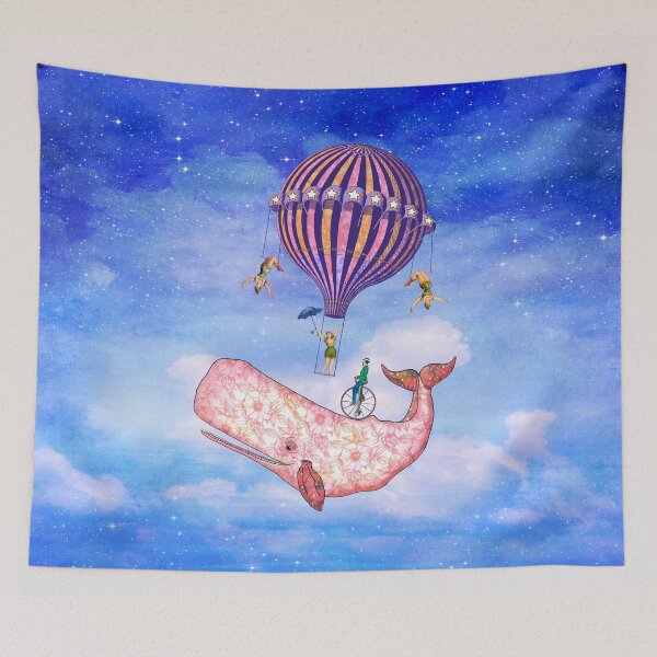 Item preview, Flying Circus Whale designed and sold by Tammy Wetzel.
