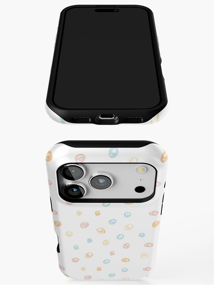 Thumbnail 3 of 4, iPhone Case, Colorful Circles Pattern designed and sold by thepatternshop.
