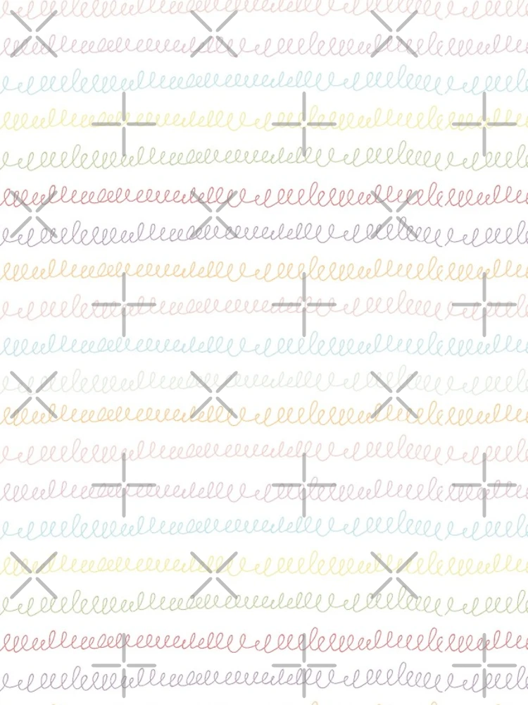 Thumbnail 5 of 5, iPhone Case, Colorful Scribble Pattern designed and sold by thepatternshop.