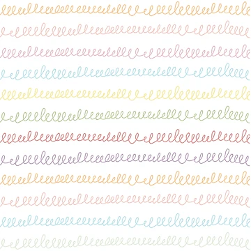 Artwork thumbnail, Colorful Scribble Pattern by thepatternshop