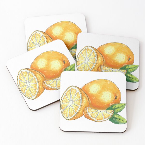 Item preview, Orange fruit print designed and sold by aticaart.
