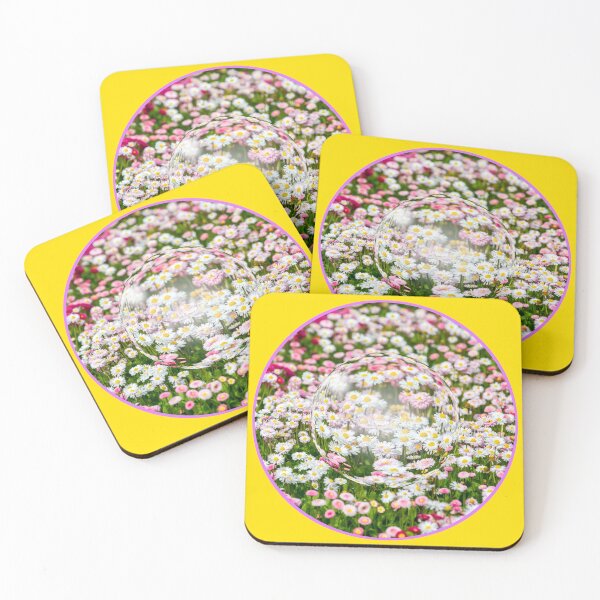 Item preview, Spring Flowers Daisys in a crystal sphere designed and sold by CharJens.