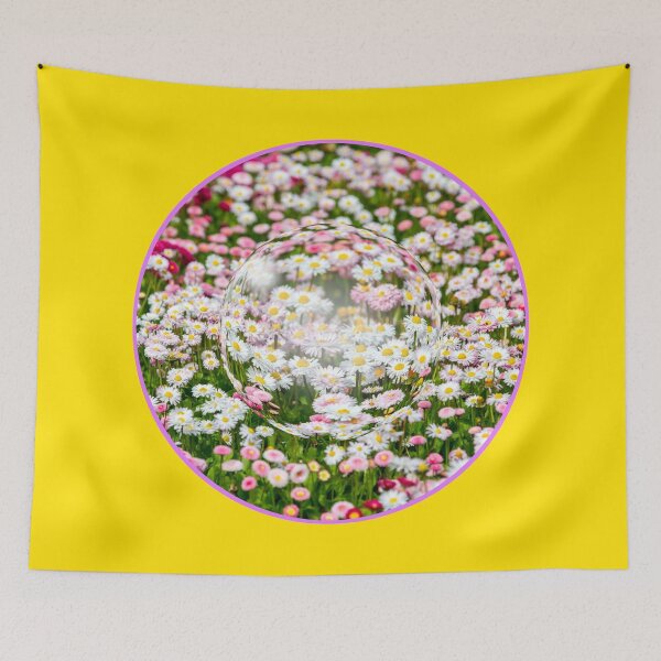 Item preview, Spring Flowers Daisys in a crystal sphere designed and sold by CharJens.