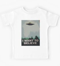 I Want to Believe- X Files Kids Tee