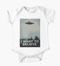 I Want to Believe- X Files One Piece - Short Sleeve
