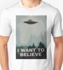 I Want to Believe- X Files Unisex T-Shirt