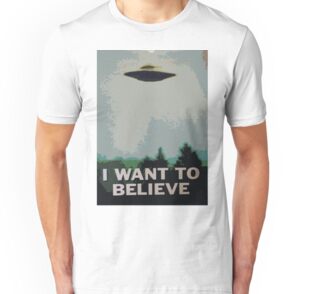 i want to believe x files shirt