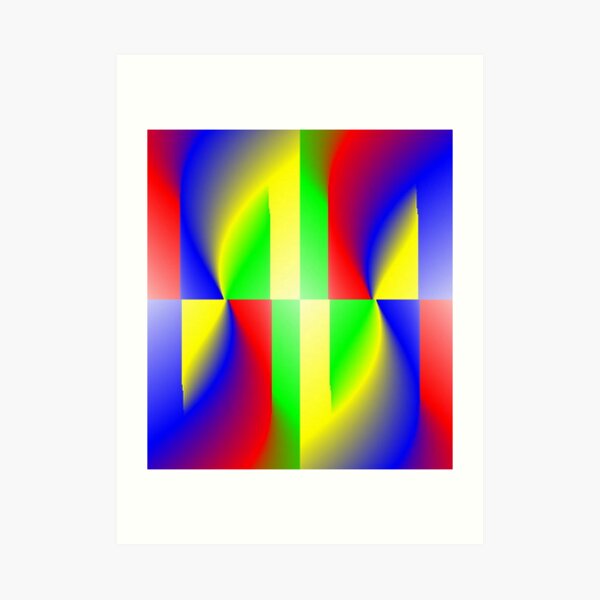 Flames of Colors Art Print