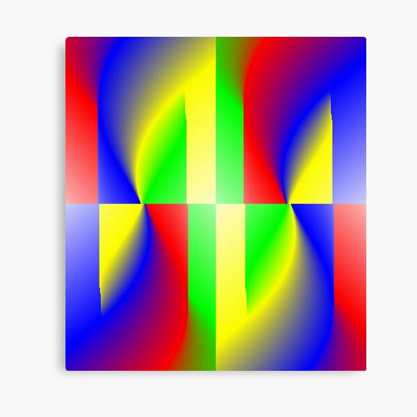 Flames of Colors Canvas Print