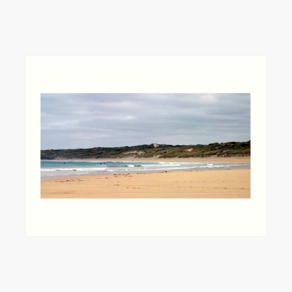 Hayle Beach Cornwall Art Print