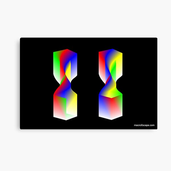 Twisted Twin Towers Canvas Print