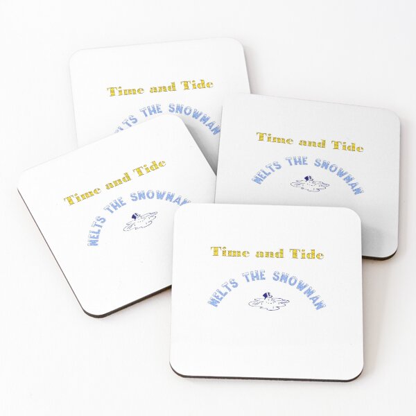 Item preview, Time and tide will melt the snowman. designed and sold by OrangeSwirly.