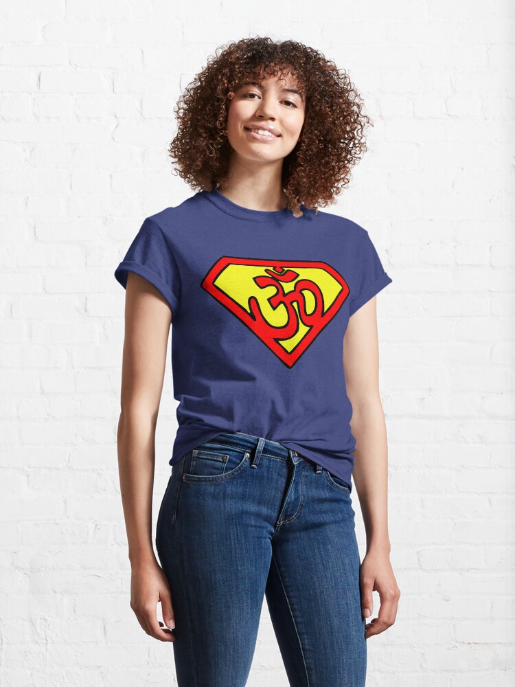 Alternate view of Super Om Symbol Classic T-Shirt