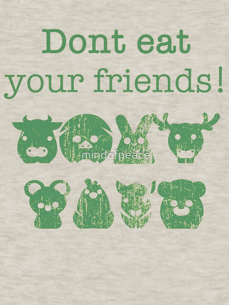 Thumbnail 7 of 7, Classic T-Shirt, Don't Eat Your Friends designed and sold by mindofpeace.
