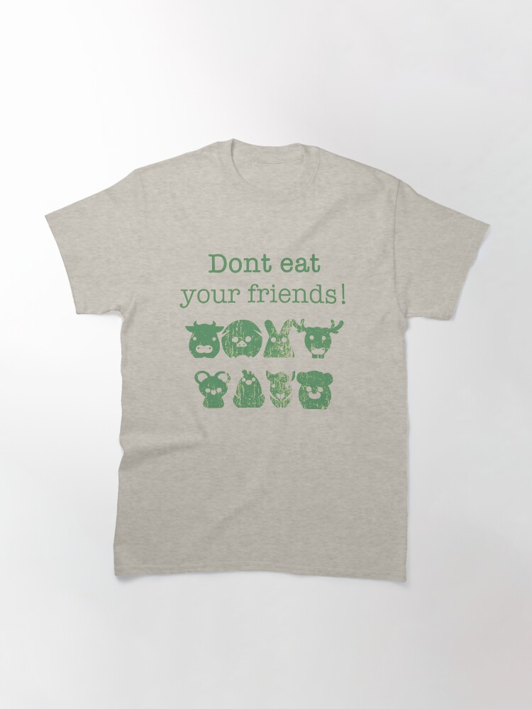Thumbnail 3 of 7, Classic T-Shirt, Don't Eat Your Friends designed and sold by mindofpeace.