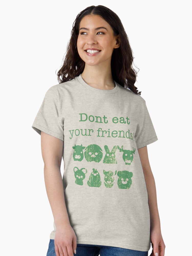 Thumbnail 2 of 7, Classic T-Shirt, Don't Eat Your Friends designed and sold by mindofpeace.