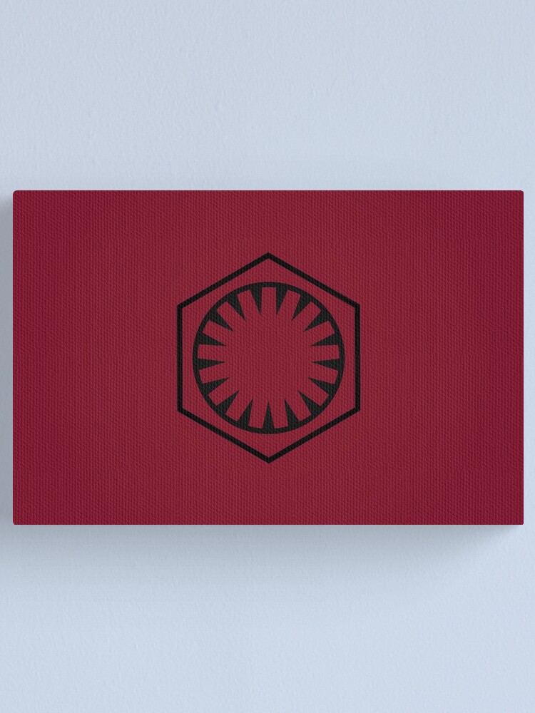 Alternate view of First Order Logo Canvas Print
