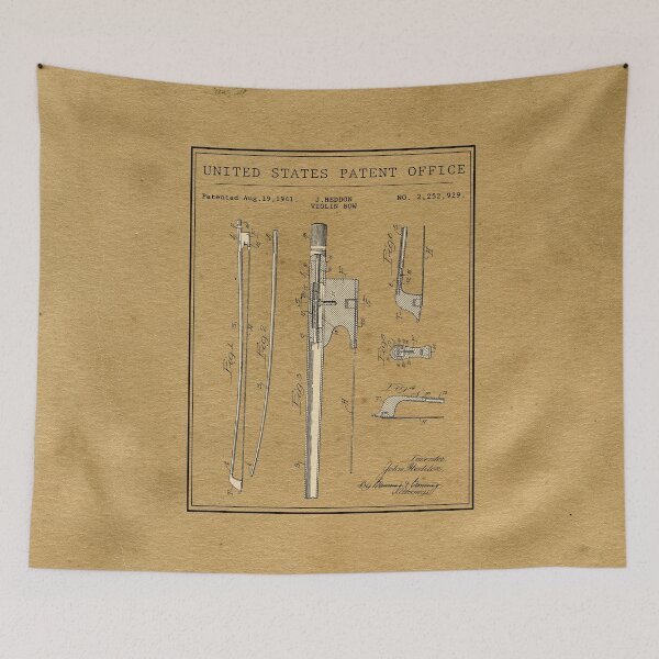 Item preview, United States Office Patent - Violin Bow J.Heddon designed and sold by Quentin1984.