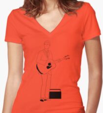 Stop Making Sense Women's Fitted V-Neck T-Shirt