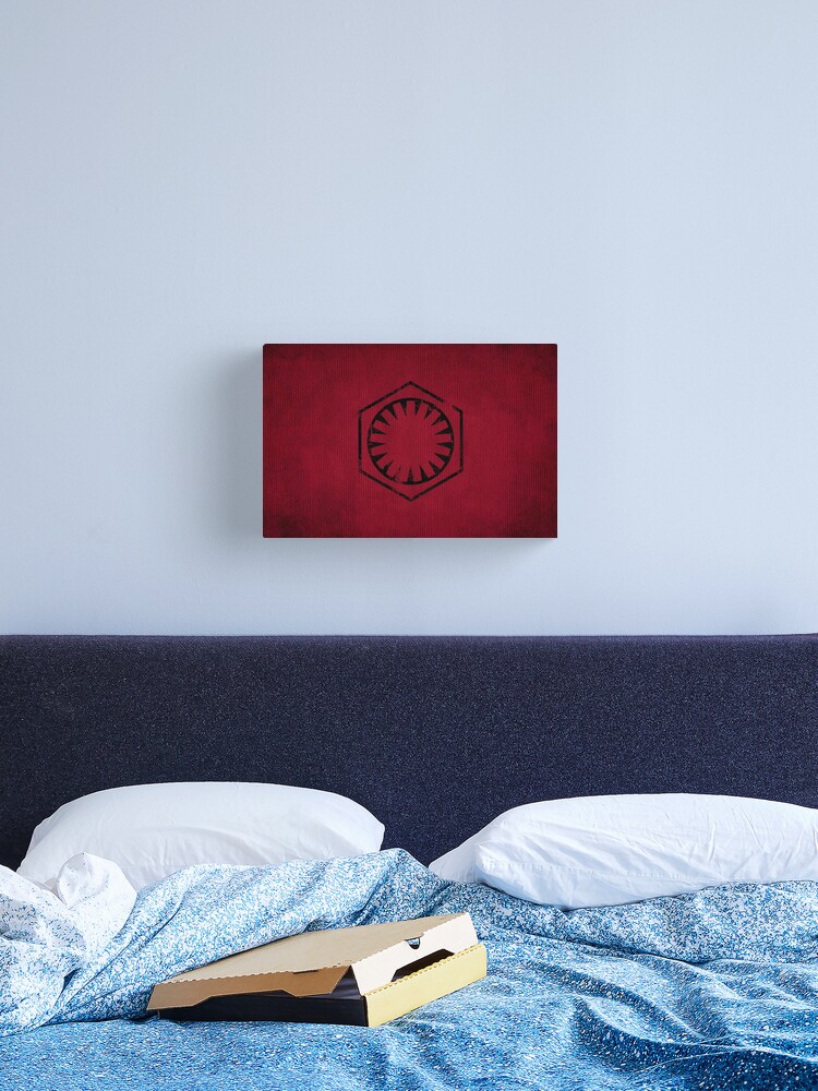 Thumbnail 2 of 3, Canvas Print, First Order Logo · Distressed designed and sold by Logogami.
