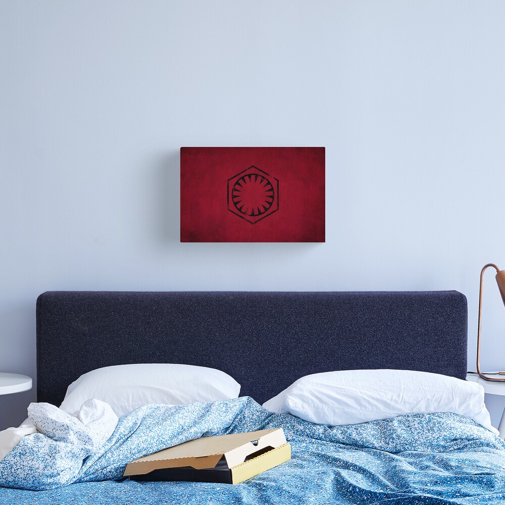 First Order Logo · Distressed Canvas Print